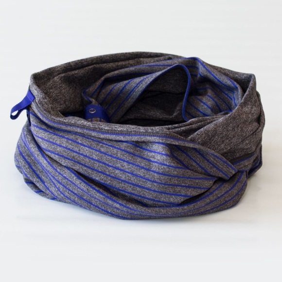 Lululemon Vinyasa Scarf *Rulu
Parallel Stripe Pigment Blue Heathered Black - Picture 3 of 9
